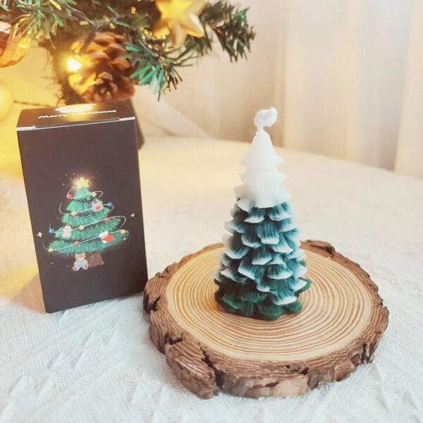 Ulife Christmas Candle Small Deep Green Cedar 4*8cm