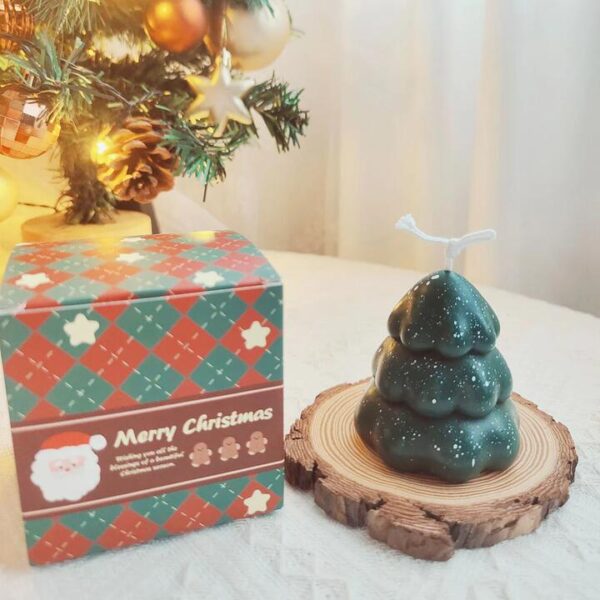 Ulife Christmas Candle - Chubby Christmas Tree 6.5*7cm
