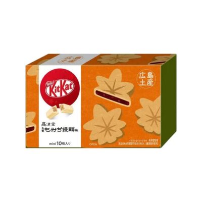 KitKat Hiroshima Limited Edition Mini Takatsudo Cookies Momiji Manju Flavor - 10 Pieces