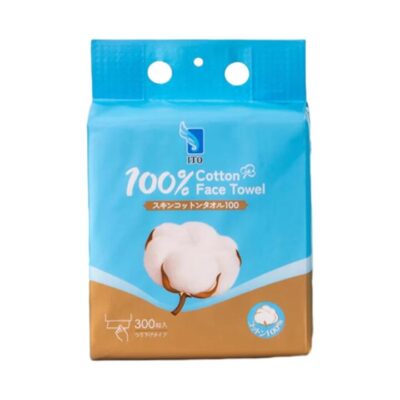 ITO 100% Cotton Face Towels - 300 Sheets