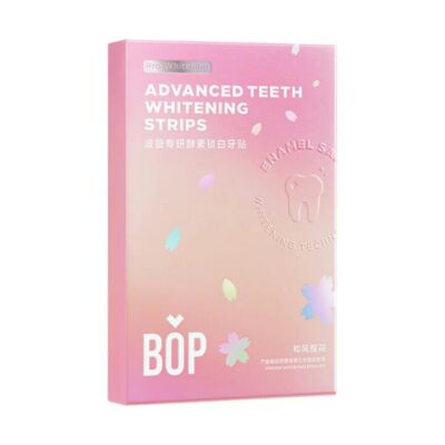 BOP Enzyme Lock Teeth Whitening Strips Sakura Flavor - 7 Pairs