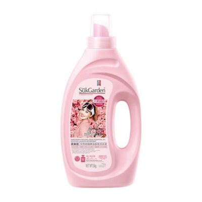 SukGarden Natural Rose Essential Oil Scented Laundry Detergent - 1kg
