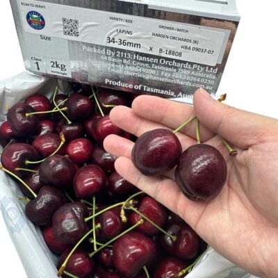 Tasmanian Hansen Lapin Cherries 34-36mm Gift Box 2kg
