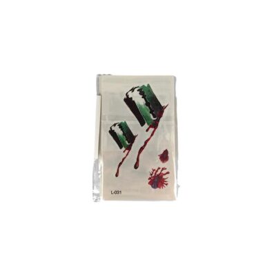 Halloween Realistic Scar Tattoo Stickers - 30 Sheets X3