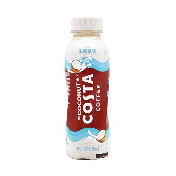 Costa Fresh Coconut Latte Coffee 300ml X2