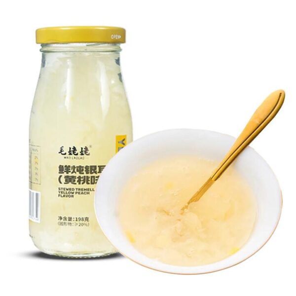 Mao Laolao Stewed Tremella with Yellow Peach Flavor - 198g X2