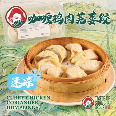 TianTong Frozen Curry Chicken Coriander Dumplings - 8pcs