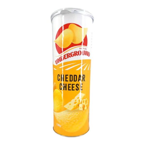 Underground Chip Co Cheddar Cheese Chips - 13 Packs, 138g