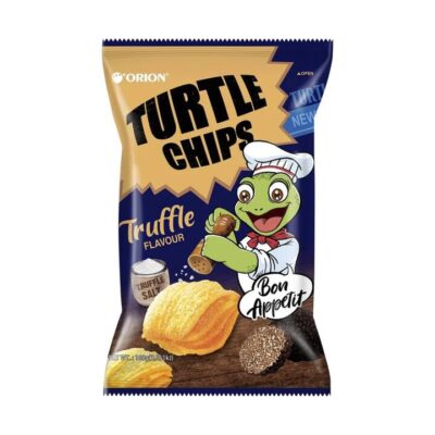 Orion Turtle Chips Multilayer Potato Chips Black Truffle Flavor 160g
