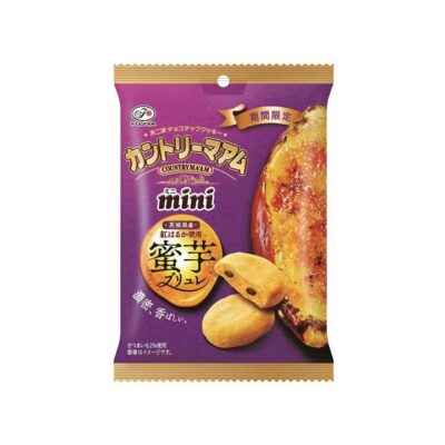Fujiya Country Maam Mini Cookies Honey Sweet Potato Brulee Flavor - 42g
