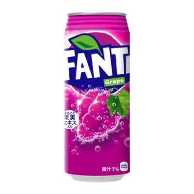 Fanta Grape Flavored Soda Can - 500ml