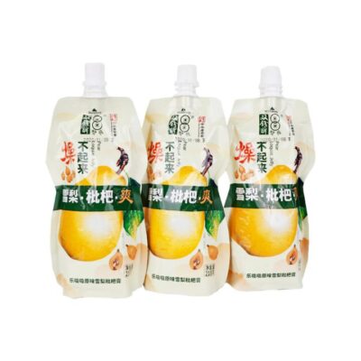 Double Coin Original Pear and Loquat Jelly - 218g x 3 Packs