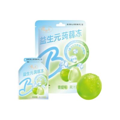 Qiaqia Probiotic Konjac Jelly Green Grape Flavor - 120g