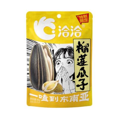 Qiaqia Durian Flavored Sunflower Seeds - 88g