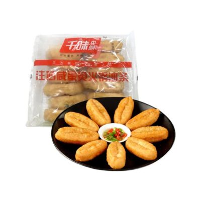 Qianwei Central Kitchen Frozen Salted Egg Yolk Dough Sticks - 300g
