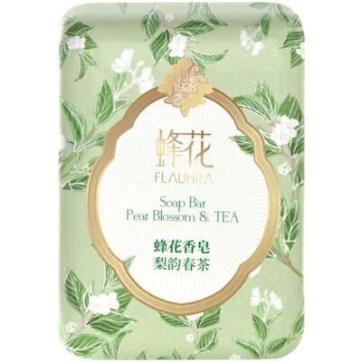 Flauhra Pear Blossom & Tea Soap Bar - 125g