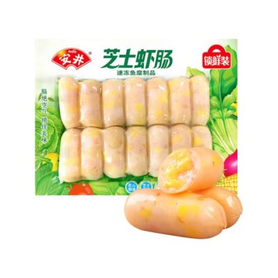 Anjoy Frozen Cheese Shrimp Sausages - 140g