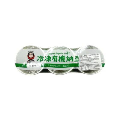 Azuma Organic Frozen Natto - 3 Packs, 120g