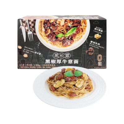 Baolikezi Black Truffle & Black Pepper Thick-Cut Beef Pasta 1.305 kg – Limited Import