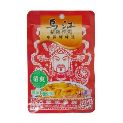 Wujiang Pickled Mustard Tubers, Fresh Flavor, 80g x 4