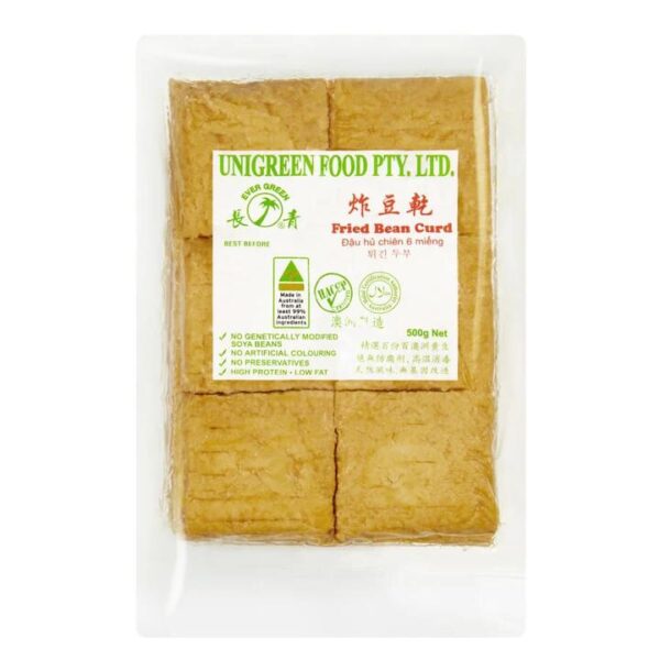 Ever Green Fried Tofu - 6 Pieces/Bag, 500g