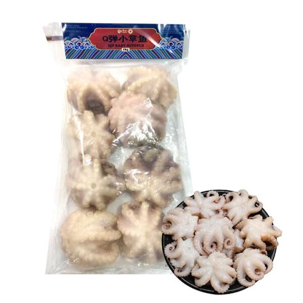 [Frozen] 4 Food Chewy Small Octopus 1kg