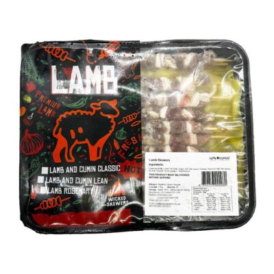 L&C BBQ Lamb Skewers (40 Pack) 1.5kg - Frozen