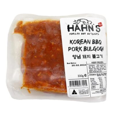 Hahn's Korean Spicy Marinated Pork (Frozen) 330g