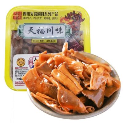 Tianfu Frozen Duck Intestines, 100g - Perfect for Hotpot
