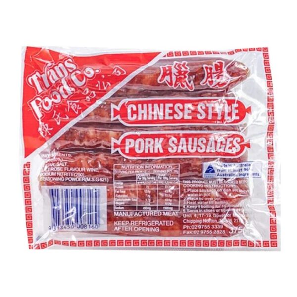 Chen's Extra Lean Rose Dew Sausage 375g