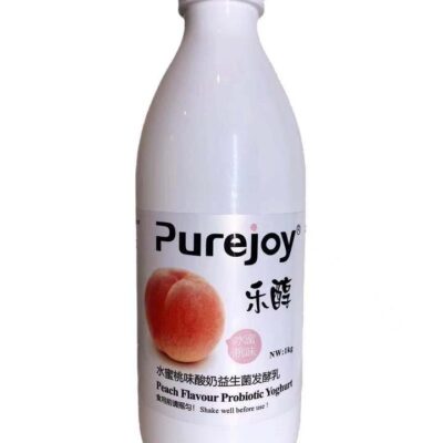 Lechun Peach Flavoured Yogurt 1kg