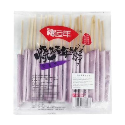 [Frozen] Xi Yun Nian BBQ Flavoured Purple Sweet Potato Rice Cakes, 16 Sticks, 1kg