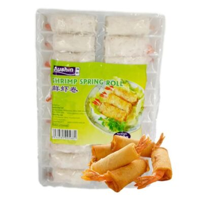 Aushin Frozen Shrimp Spring Rolls - 500g