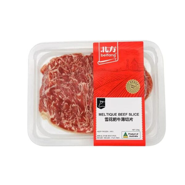 [Frozen] Beifang Snowflake Sliced Fatty Beef 225g