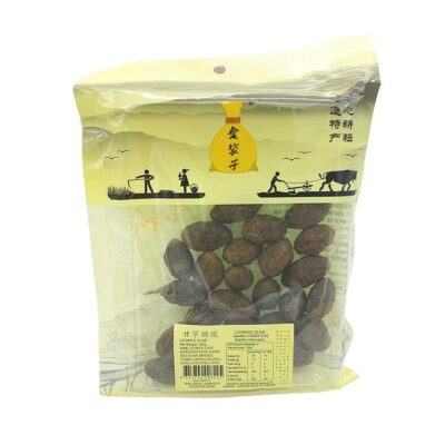 Golden Pouch Liquorice Olives 200g