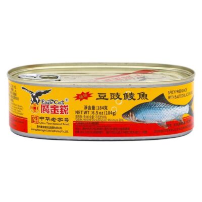 Eagle Gold Coin Spicy Douchi (Fermented Black Bean) Dace Fish 184g