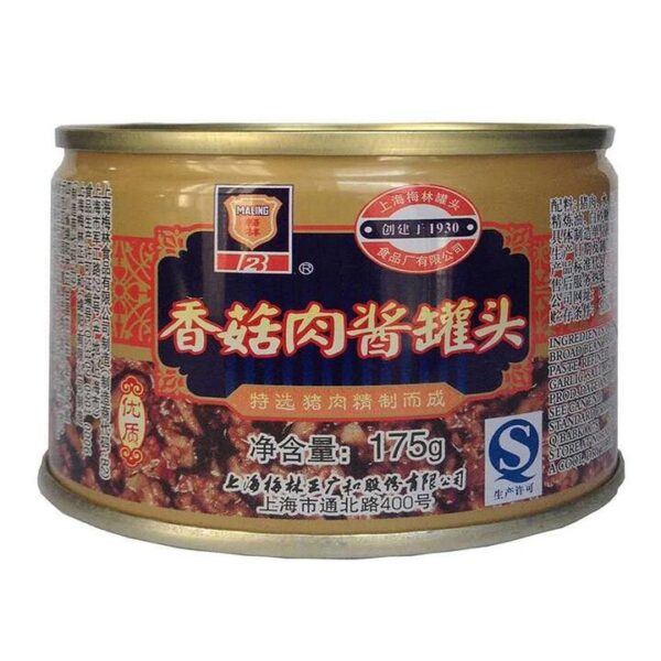 B2 Brand Canned Mushroom and Meat Sauce 175g