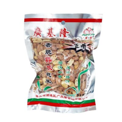 Guang Ji Long Crispy Garlic Flavoured Peanuts 180g