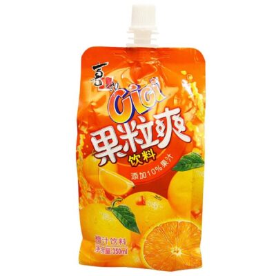 Strong Food Fresh Orange Flavor Fruit Drops 350ml