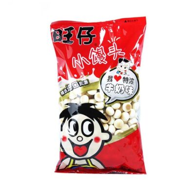 Want Want Mini Mantou Milk Flavor 210g