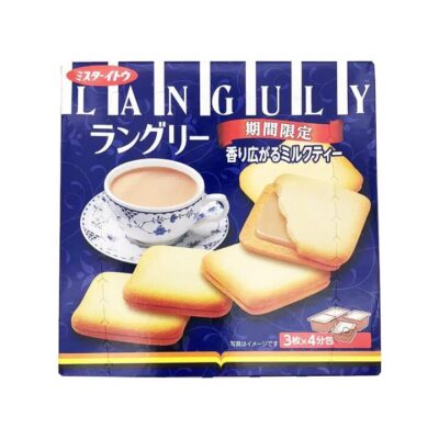 ITO Milk Tea Flavoured Sandwich Biscuits, 12 Pack, 163g