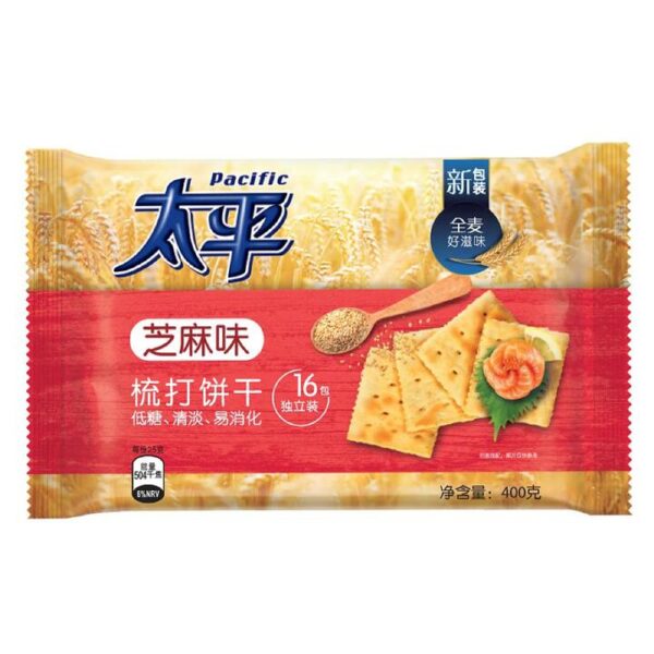 Taiping Sesame Flavoured Soda Biscuits 400g