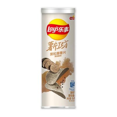 Lay's Potato Chips Workshop Black Truffle Chips with Black Pepper Flavor 104g