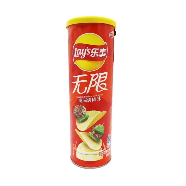 Lay's Infinity BBQ Flavour Potato Chips, 90g Tub