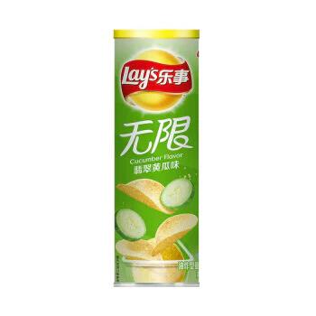 Lay's Infinity Cucumber Flavoured Potato Chips, 90g Tub