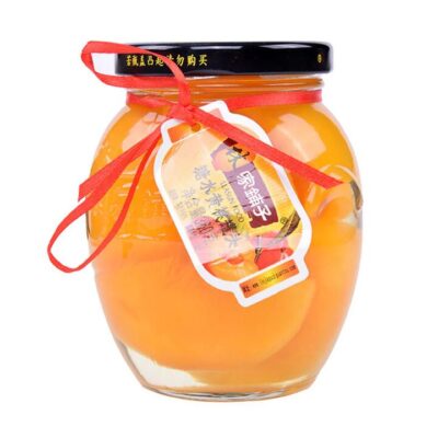 Linjia Shop Sweetened Orange in Syrup, Glass Jar, 360g