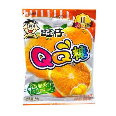 Want Want QQ Orange Flavoured Candy 70g