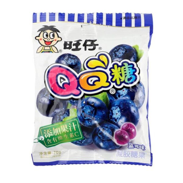 Want Want QQ Blueberry Flavoured Candy 70g
