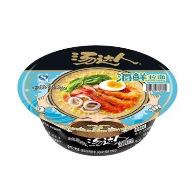 Soup Master Seafood Pork Bone Ramen Noodle Bowl 120g