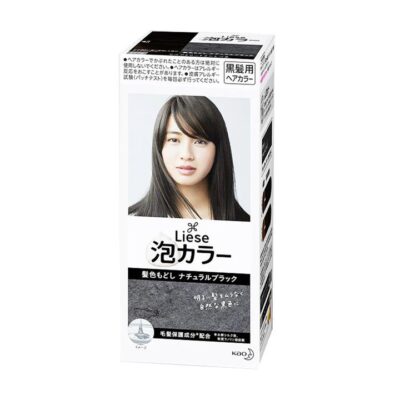 Kao Foam Hair Dye - Natural Black Colour Restoration Series